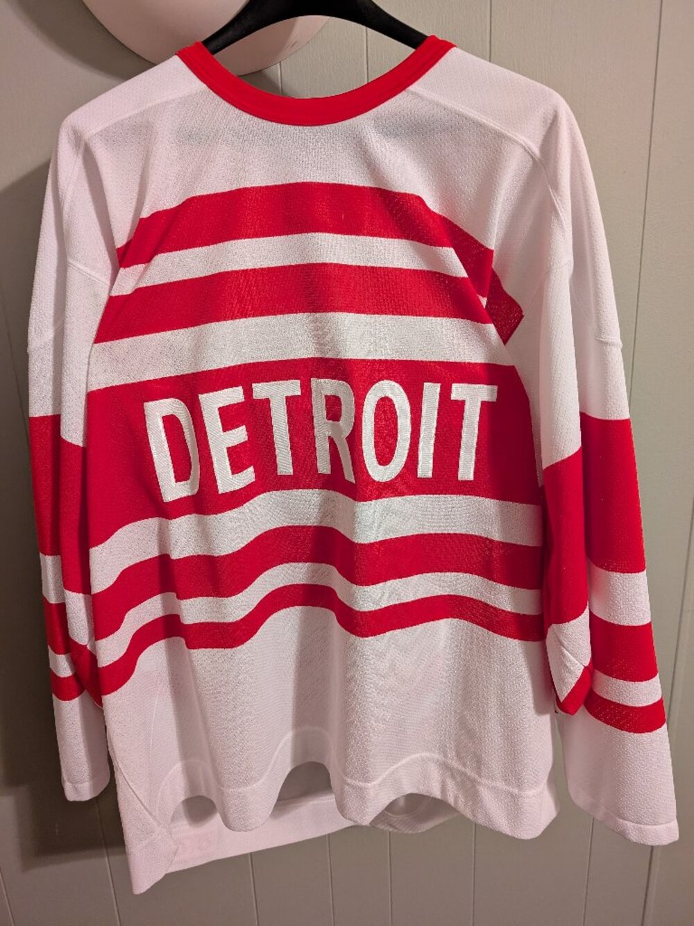Vintage Rare Detroit Red Wings Jersey 75th Anniversary XL CCM Official